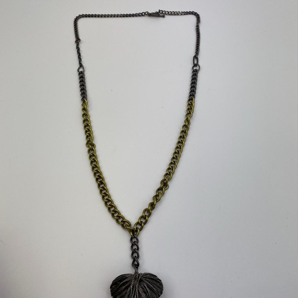 UNIQUE WIRE WRAPPED HEART NECKLACE‎